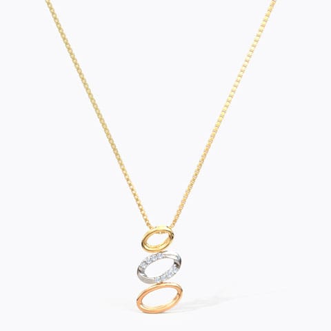 Audrey Oval Diamond Necklace