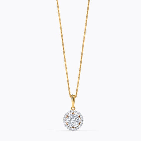 Carol Seven Stone Diamond Pendant