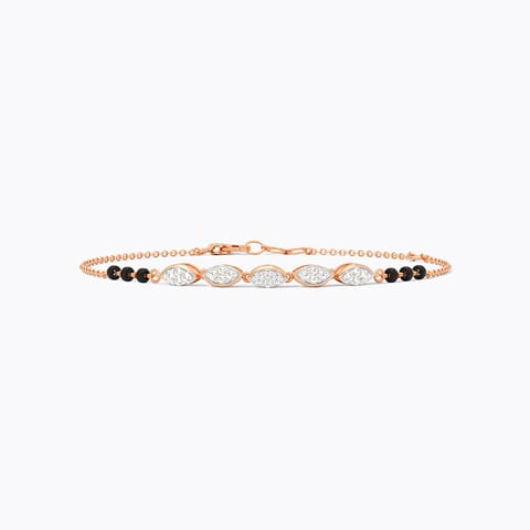 Guardian Sparkle Diamond Mangalsutra Bracelet