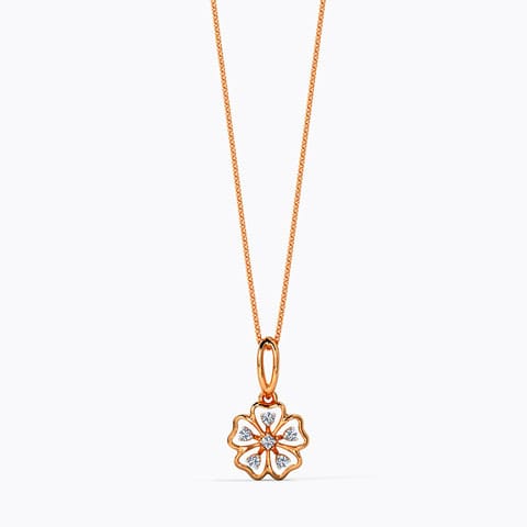 Pretty Petals Diamond Pendant