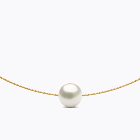 Solitary Pearl Necklace
